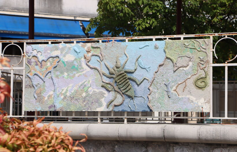 Les mains dans l'eau